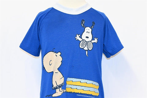 80s Peanuts Snoopy Charlie Brown Cartoon t-shirt Toddler 4T