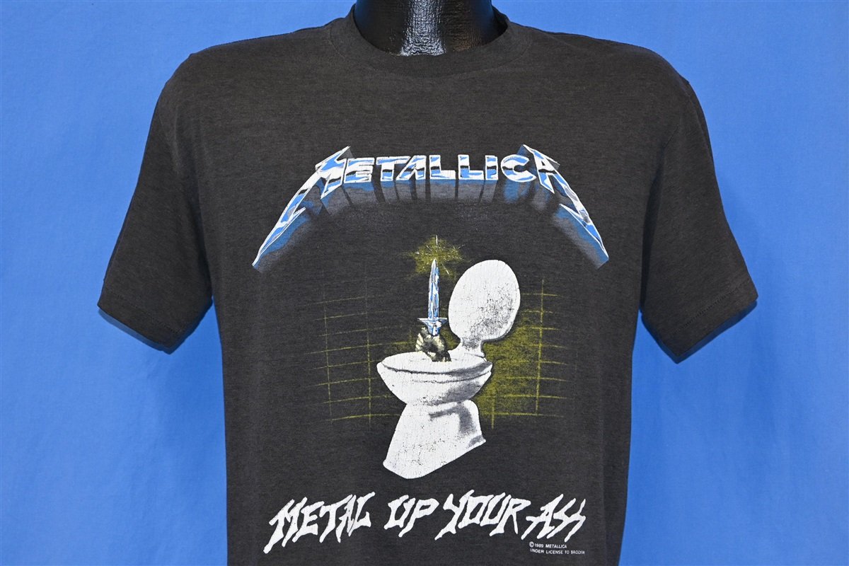 80s Metallica Metal Kill Em All Lightning Rock t-shirt Medium – The  Captains Vintage