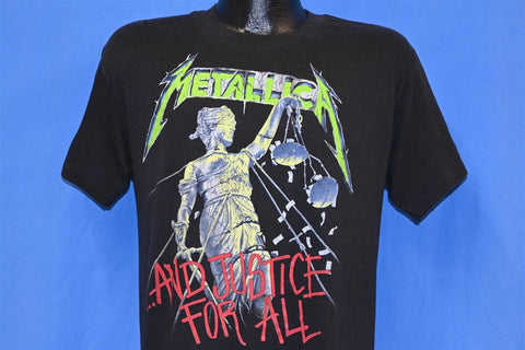 80s Metallica And Justice For All Tour Metal t-shirt Medium