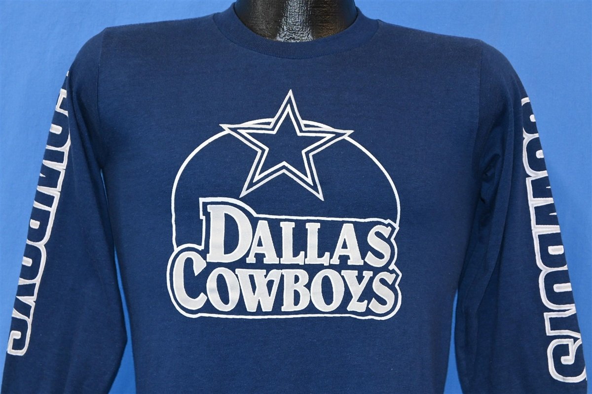 80s Dallas Cowboys Star Texas NFL Football t-shirt Youth Large