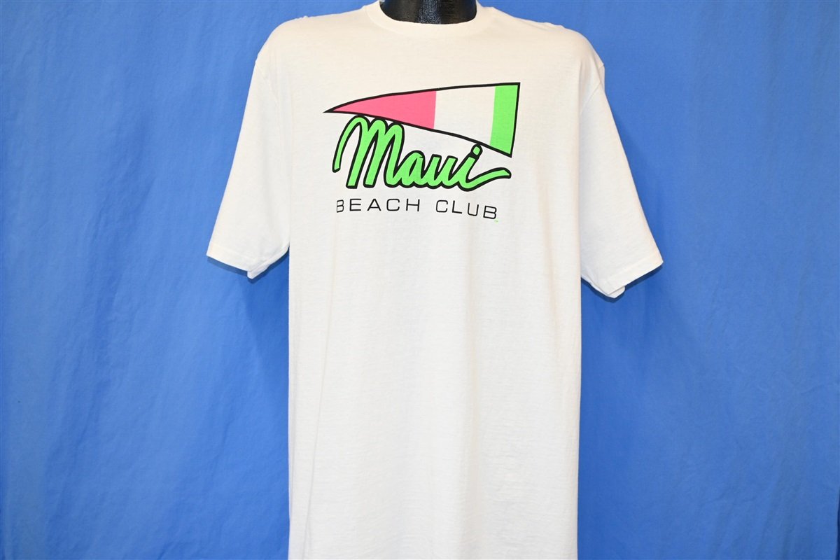 80s Maui Beach Club Hawaii Crazy Shirts t-shirt Extra Large - The