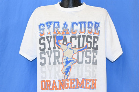 90s Syracuse Orangemen College Basketball t-shirt Extra Large