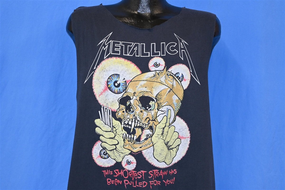 90s Metallica Pushead Shortest Straw Skull Band t-shirt Large