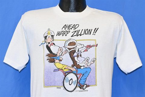 80s Bloom County Ahead Warp Zillion Comic Strip t-shirt Medium