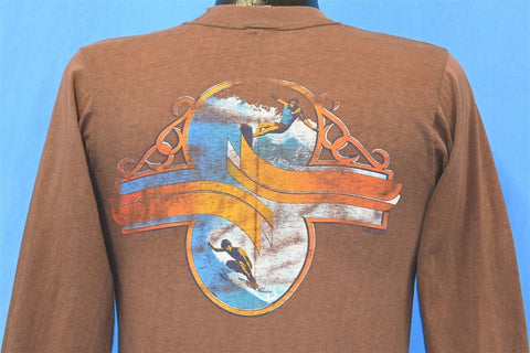 70s Grog's Surf Shop Ocean Long Sleeve Pocket t-shirt Small