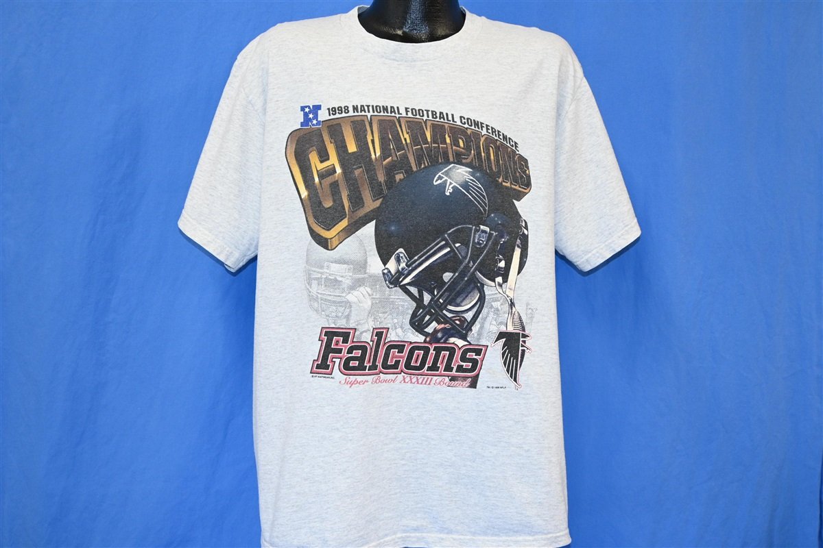90s Atlanta Falcons Super Bowl XXXIII Football t-shirt Large - The Captains  Vintage
