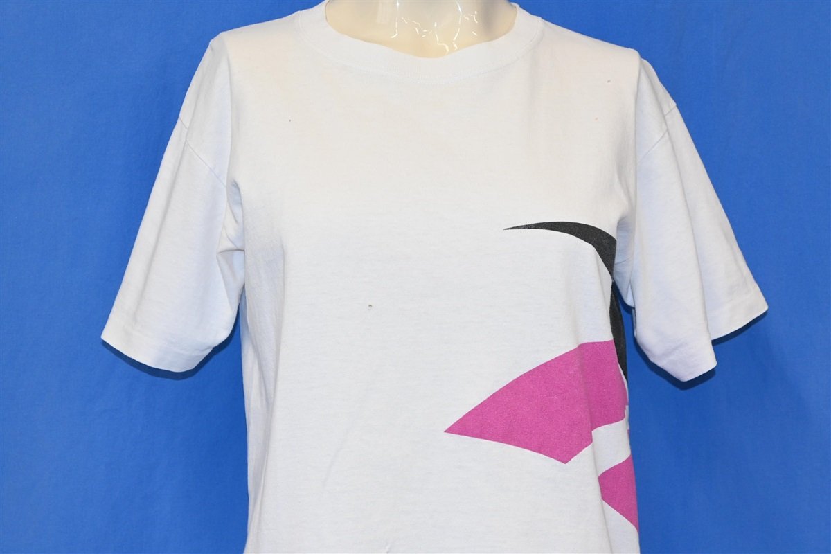 Tussendoortje Vrijwel Pak om te zetten 90s Reebok Logo Wraparound White Promo t-shirt Small - The Captains Vintage