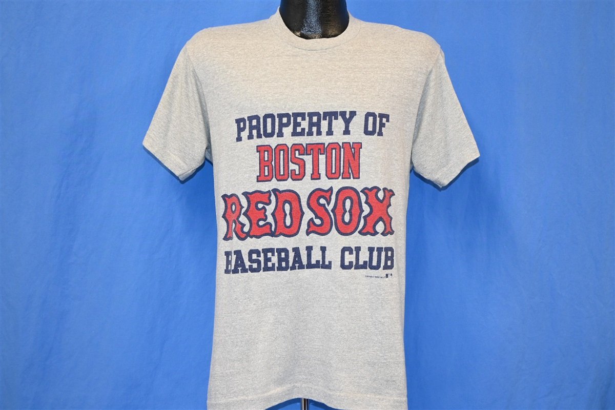 80s Boston Red Sox Property of Baseball Club t-shirt Medium - The Captains  Vintage