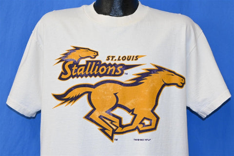 90s St. Louis Stallions Proposed NFL Team t-shirt Large