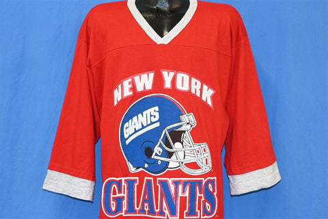 thecaptainsvintage 80s New York Giants Jersey T-Shirt Youth Medium