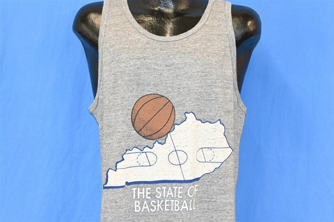 80s Kentucky Wildcats Basketball Rayon Tri Blend t-shirt Large