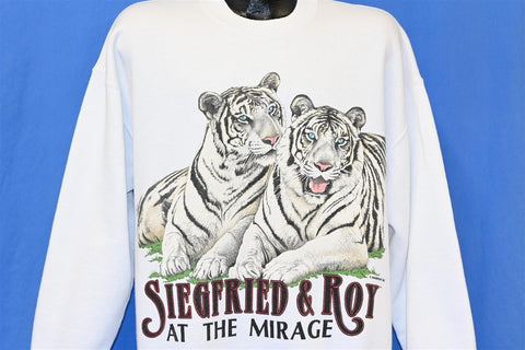 90s Siegfried & Roy Mirage White Tiger Sweatshirt Extra Large