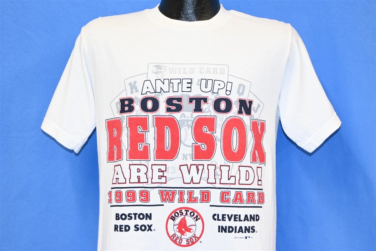 90s Red Sox MLB Baseball Wild Card Game 1999 t-shirt Small - The Captains  Vintage