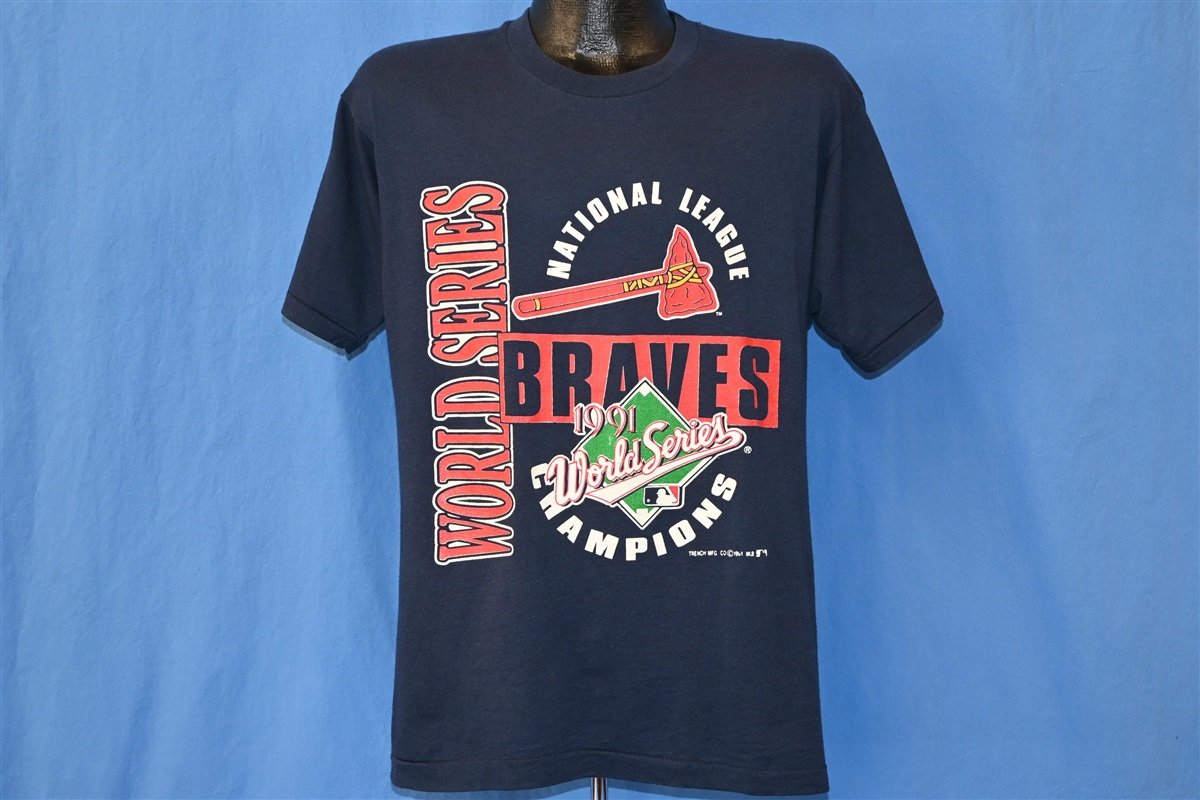 Vintage 1992 Atlanta Braves NL Champs / World Series T-Shirt Sz.L