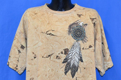 90s Bald Eagle Dream Catcher Native American t-shirt XXL