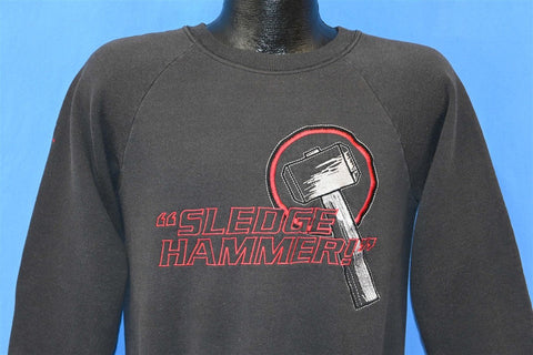 80s Sledge Hammer! Police Sitcom Embroidered Sweatshirt Small