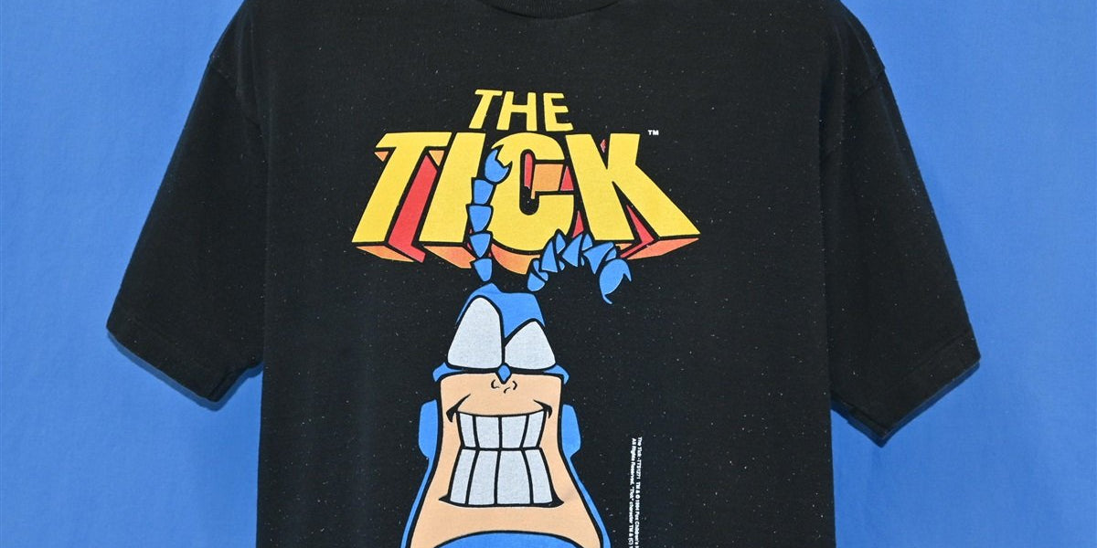 90s The Tick Cartoon TV Show Fox Kids t-shirt Extra Large