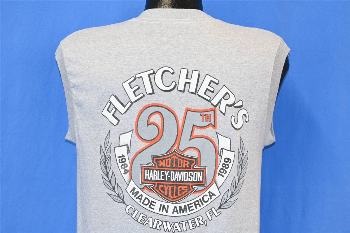 80s Fletcher's Harley-Davidson 25th Anniversary t-shirt Medium