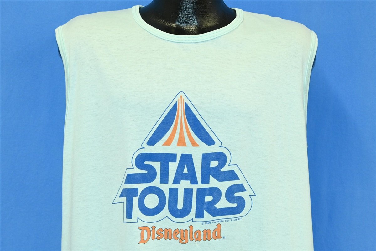 80s Star Tours Disneyland Star Wars Ride Souvenir t-shirt Large