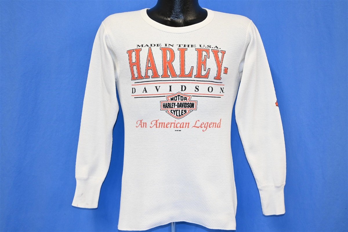 90s Harley-Davidson Motorcycle Browne's Thermal t-shirt Small 
