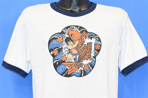 80s Kintaro Wrestling Carp Japanese Ukiyo-e t-shirt Medium