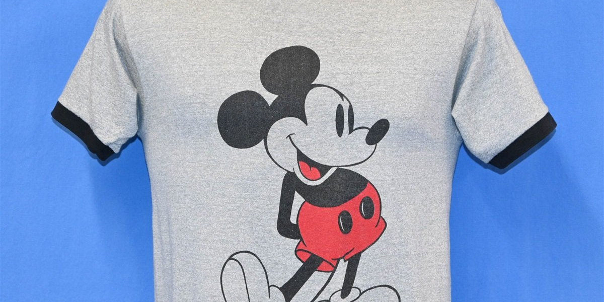 70s Mickey Mouse Walt Disney Productions Ringer t-shirt Small