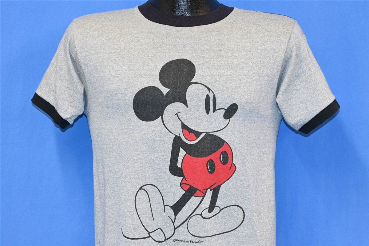 70s Mickey Mouse Walt Disney Productions Ringer t-shirt Small – The ...
