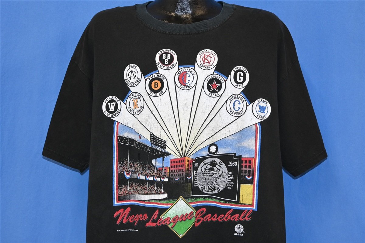 90s Negro League Baseball Players Association t-shirt XXL - The Captains  Vintage