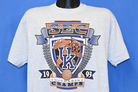 90s Kentucky Wildcats 1993 SEC Basketball Champs t-shirt Large