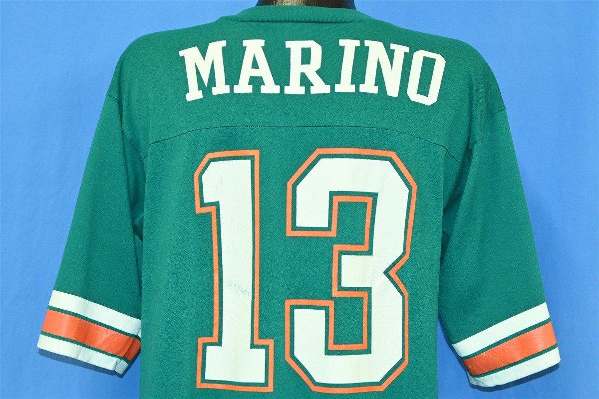 90s Miami Dolphins Dan Marino Football NFL Jersey t-shirt Large - The  Captains Vintage