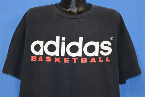 90s Adidas Trefoil Logo Basketball 2 Sided t-shirt Extra Large