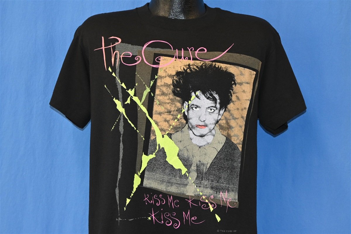 80s The Cure Kiss Me Album Robert Smith t-shirt Large - The