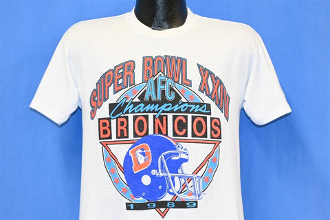 80s Denver Broncos Super Bowl XXIV AFC Champs t-shirt Medium