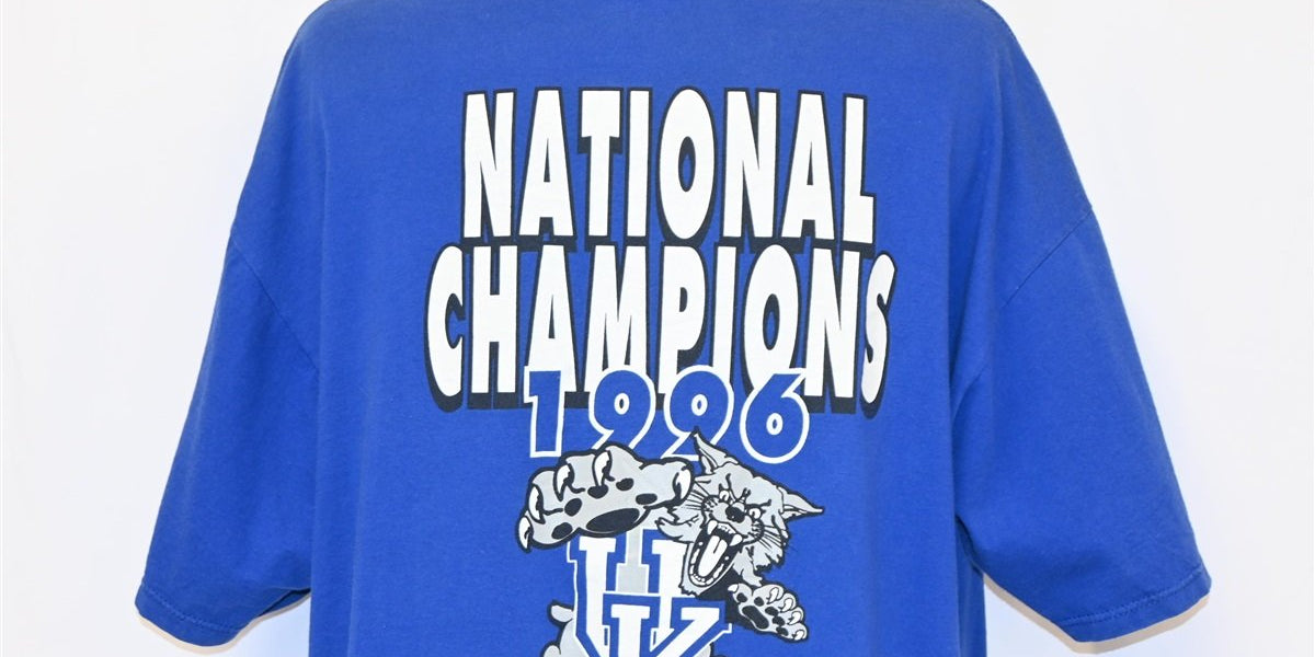90s Kentucky Wildcats NCAA Champions 1996 Basketball t-shirt 