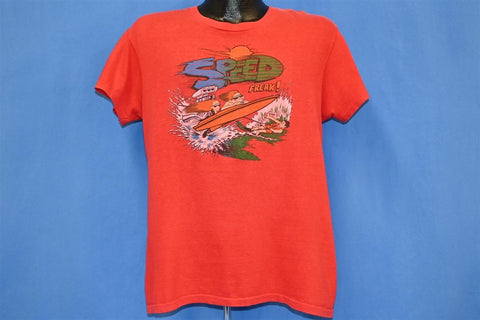 70s Speed Freak Motorboat Wakeboarding Sunset t-shirt Large