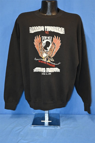 90s Rolling Thunder Ride Freedom 1995 PA Sweatshirt Extra Large