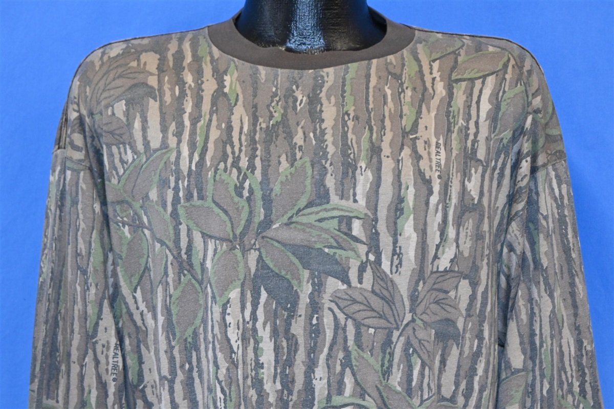 90s Tree Bark Camo Realtree Hunting t-shirt Extra Large – The Captains  Vintage