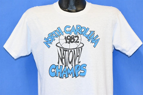 80s North Carolina Tar Heels Basketball Champs '82 t-shirt Large