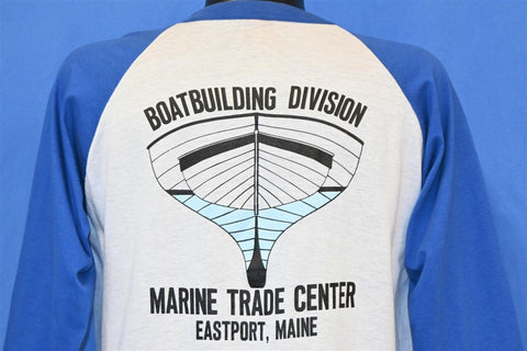 80s Boatbuilding Marine Trade Center Eastport t-shirt Large