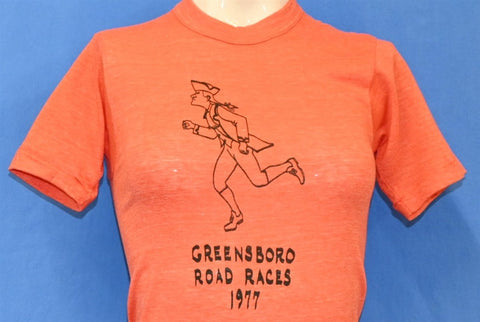 70s Greensboro Road Races 1977 Running t-shirt Extra Small