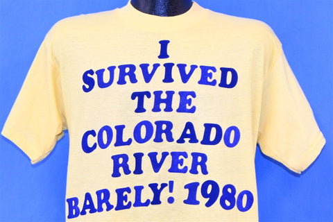 80s I Survived the Colorado River Barely! 1980 t-shirt Large