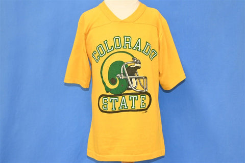 80s Colorado State Rams NCAA Football Helmet t-shirt Youth Small