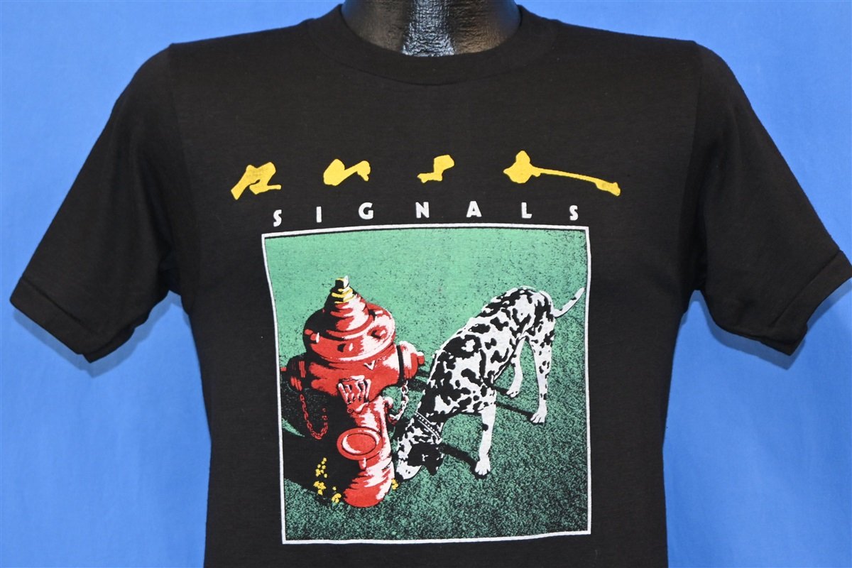 80s Rush Signals New World Tour '82-83 Rock t-shirt Small – The