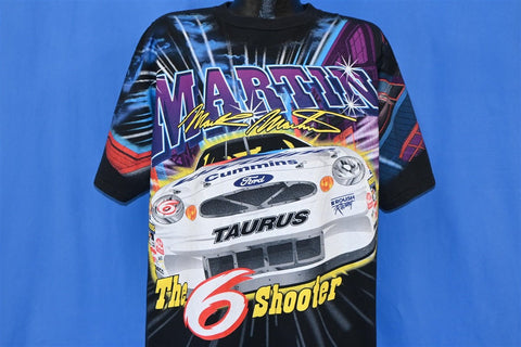 90s Mark Martin The 6 Shooter NASCAR Racing t-shirt Extra Large