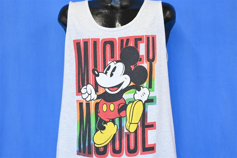 90s Mickey Mouse Disney Rainbow Tank Top t-shirt XXL
