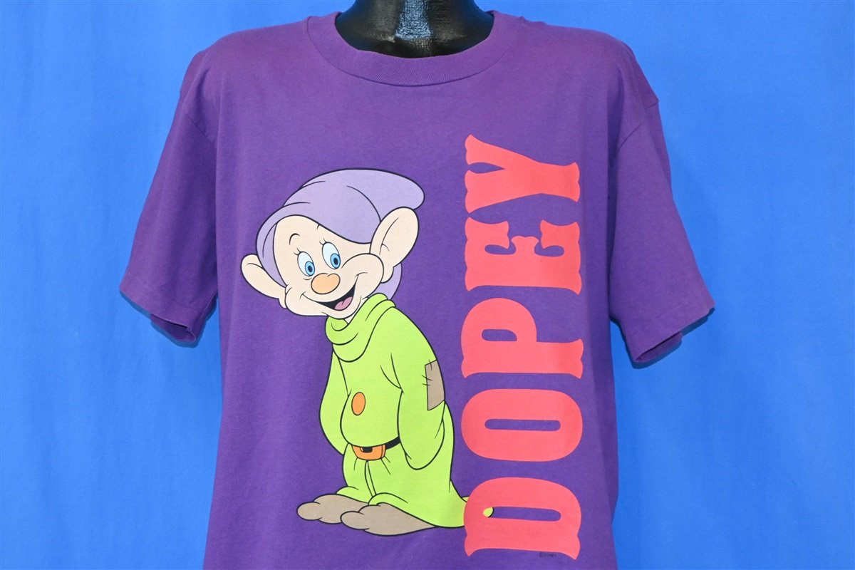 90s Dopey Seven Dwarves Snow White Disney t-shirt Extra-Large