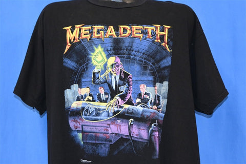 90s Megadeth Rust in Peace Heavy Metal Band t-shirt Extra Large