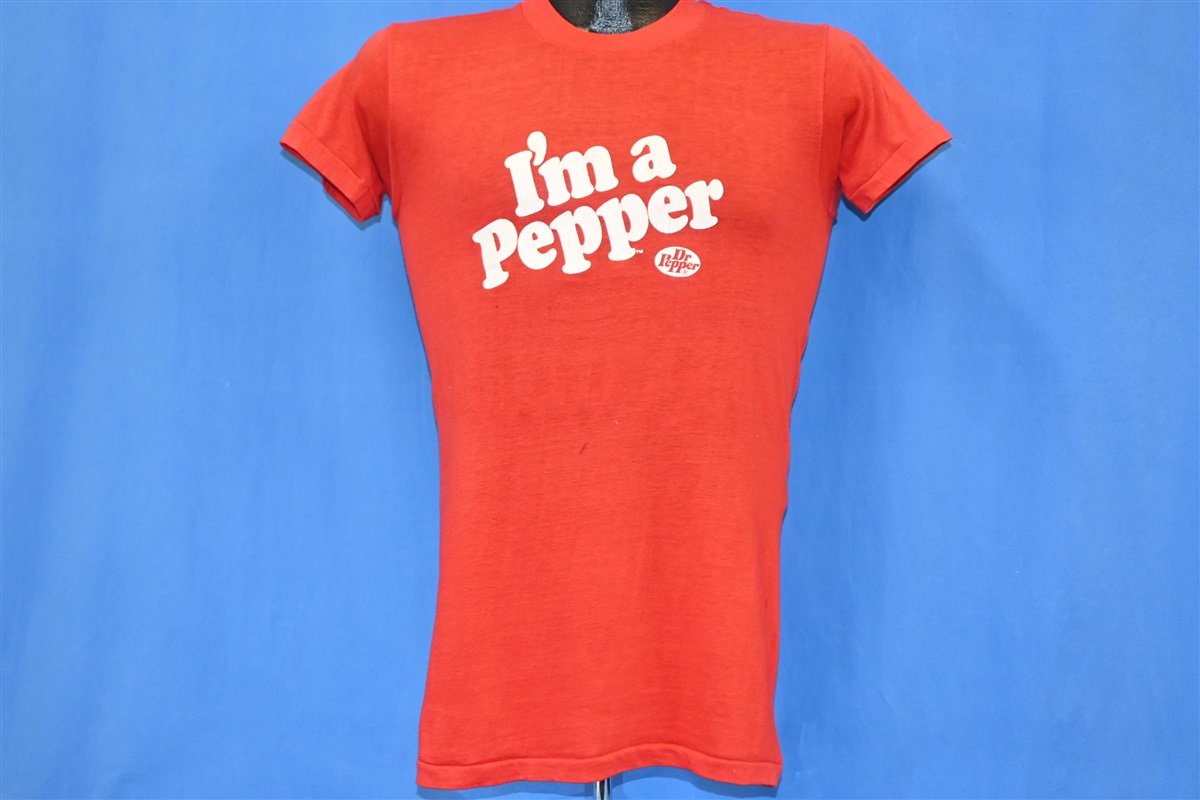 70s Dr. Pepper Slogan I'm a Pepper Distressed t-shirt Small - The