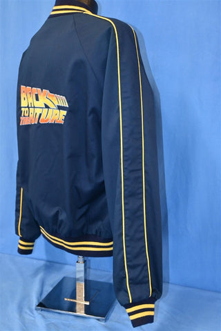 80s Back to the Future MCA Home Video Snap Jacket Large