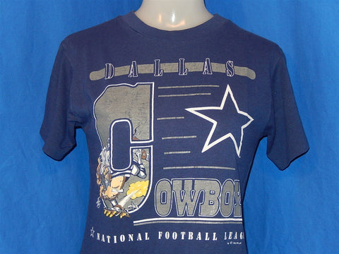 80s Dallas Cowboys Jack Davis Cartoon t-shirt Youth Medium